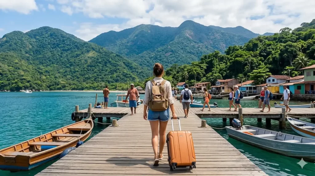 como chegar em ilha grande